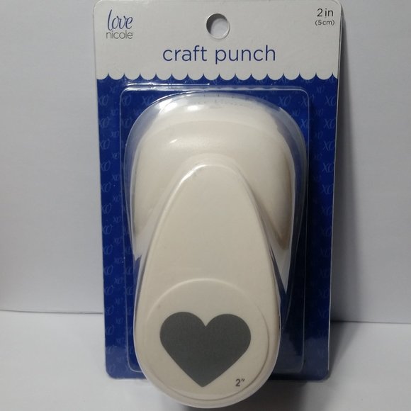 Lever Action Craft Paper Punch Heart - Picture 1 of 9